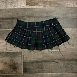 Plaid Mini Skirt
